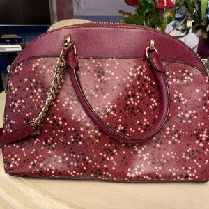 Michael Kors red stars purse